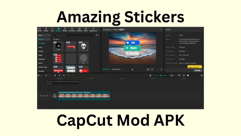 CapCut Mod APK Effects